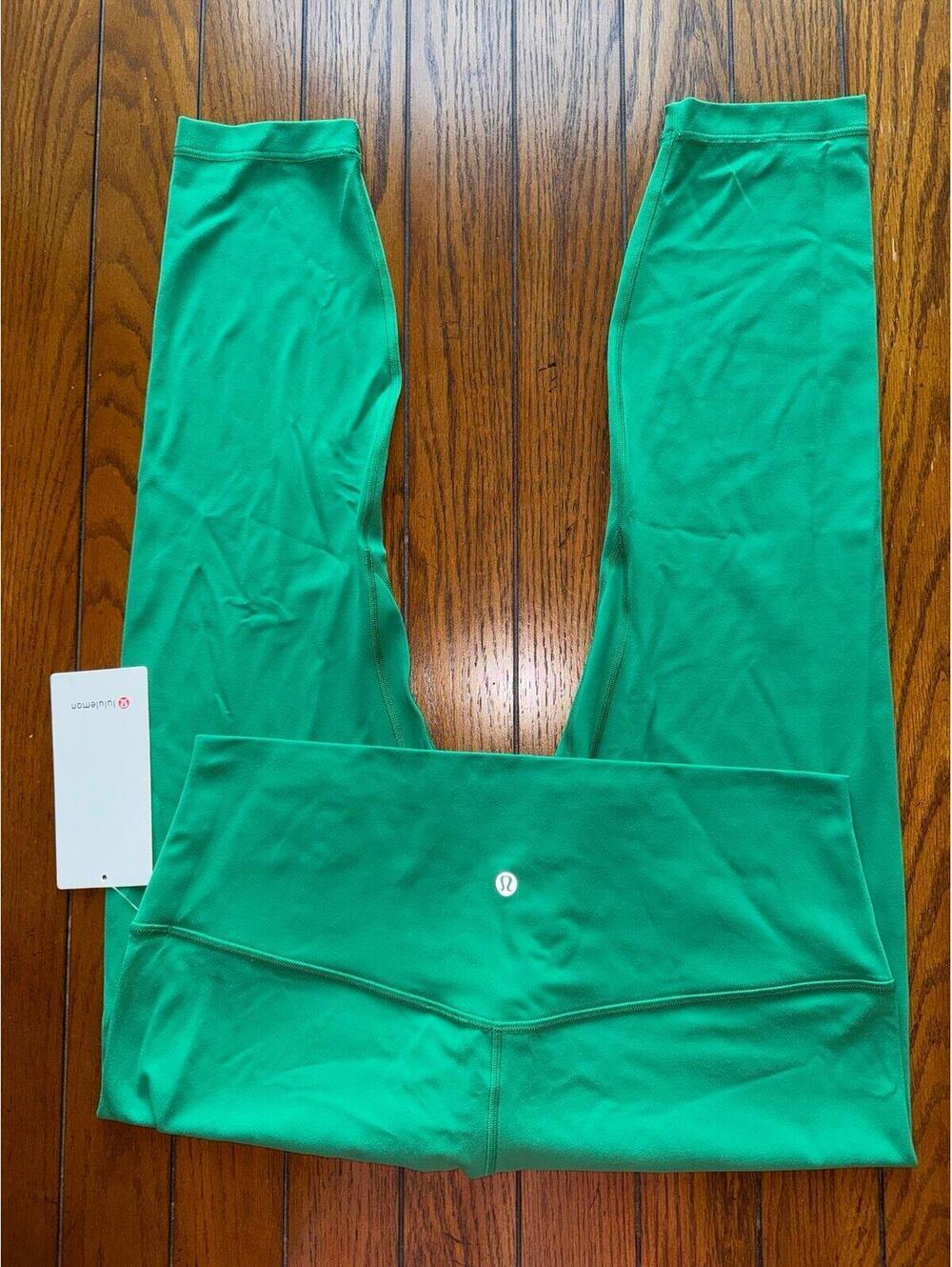 Lululemon Align High Rise 25” Raceway Green Size 14 NWT